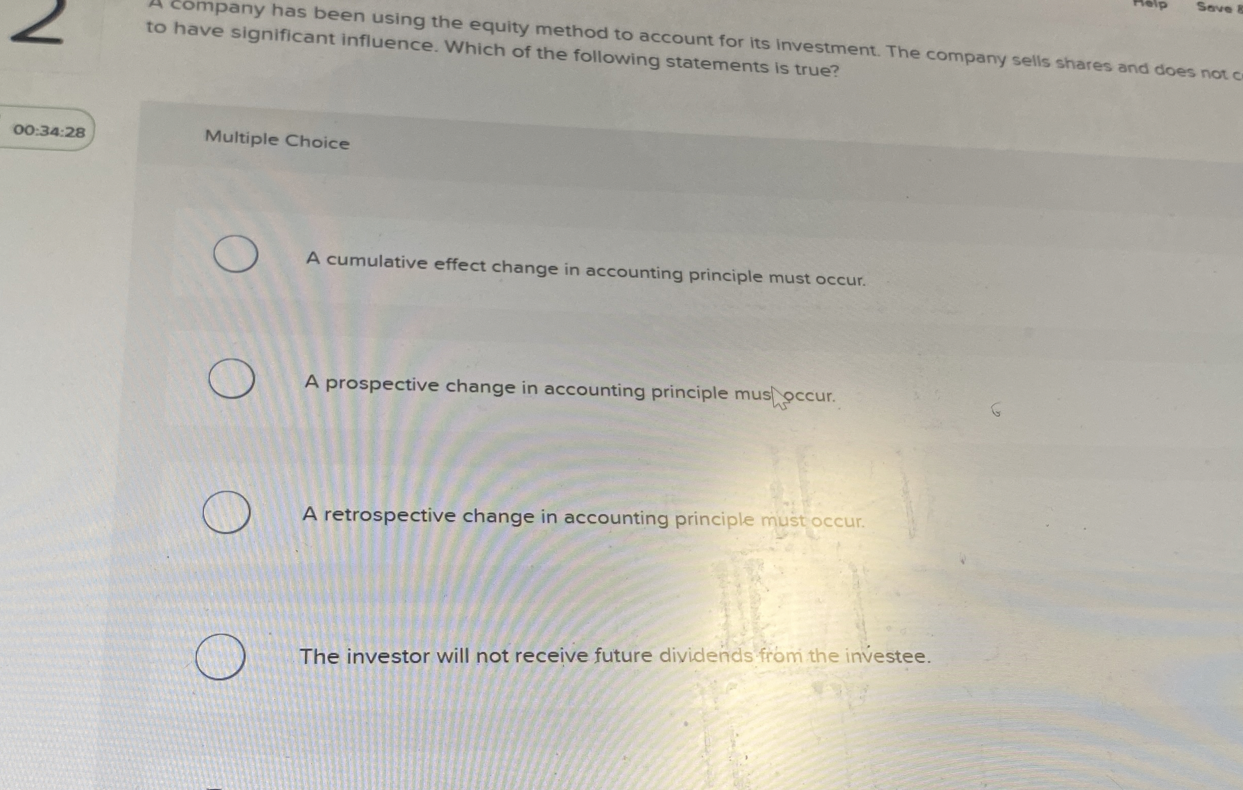 to hempany has been using the equity method to