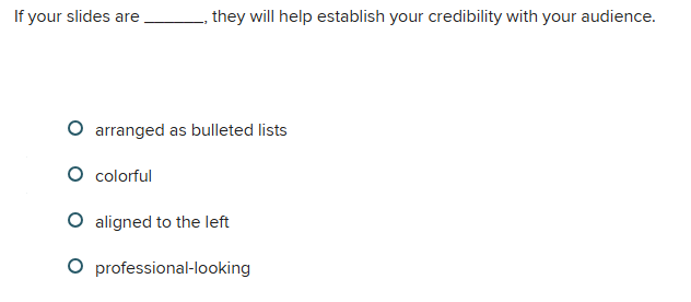 answer If your slides are , they will help