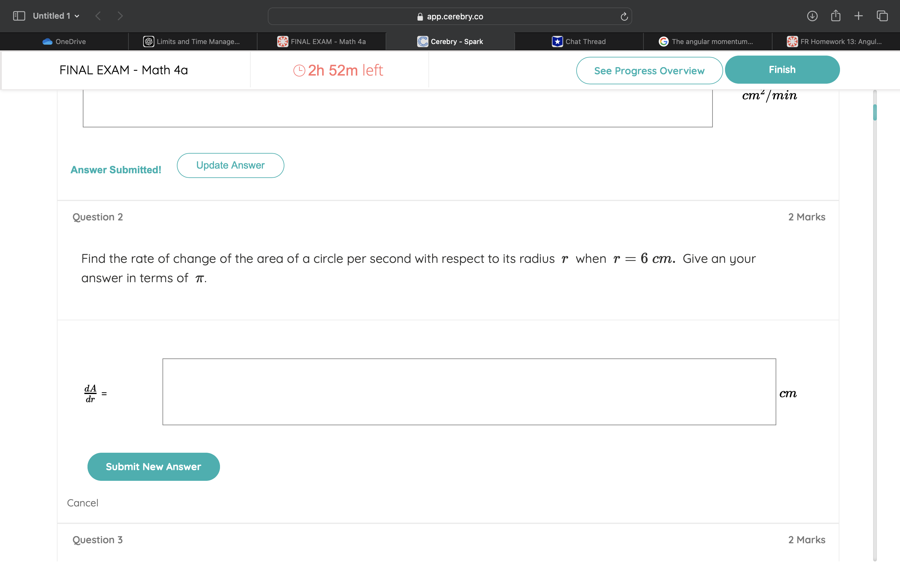 answer ) Uuntitled1 v Y o] N1 (= Tg VA1) Cerebry