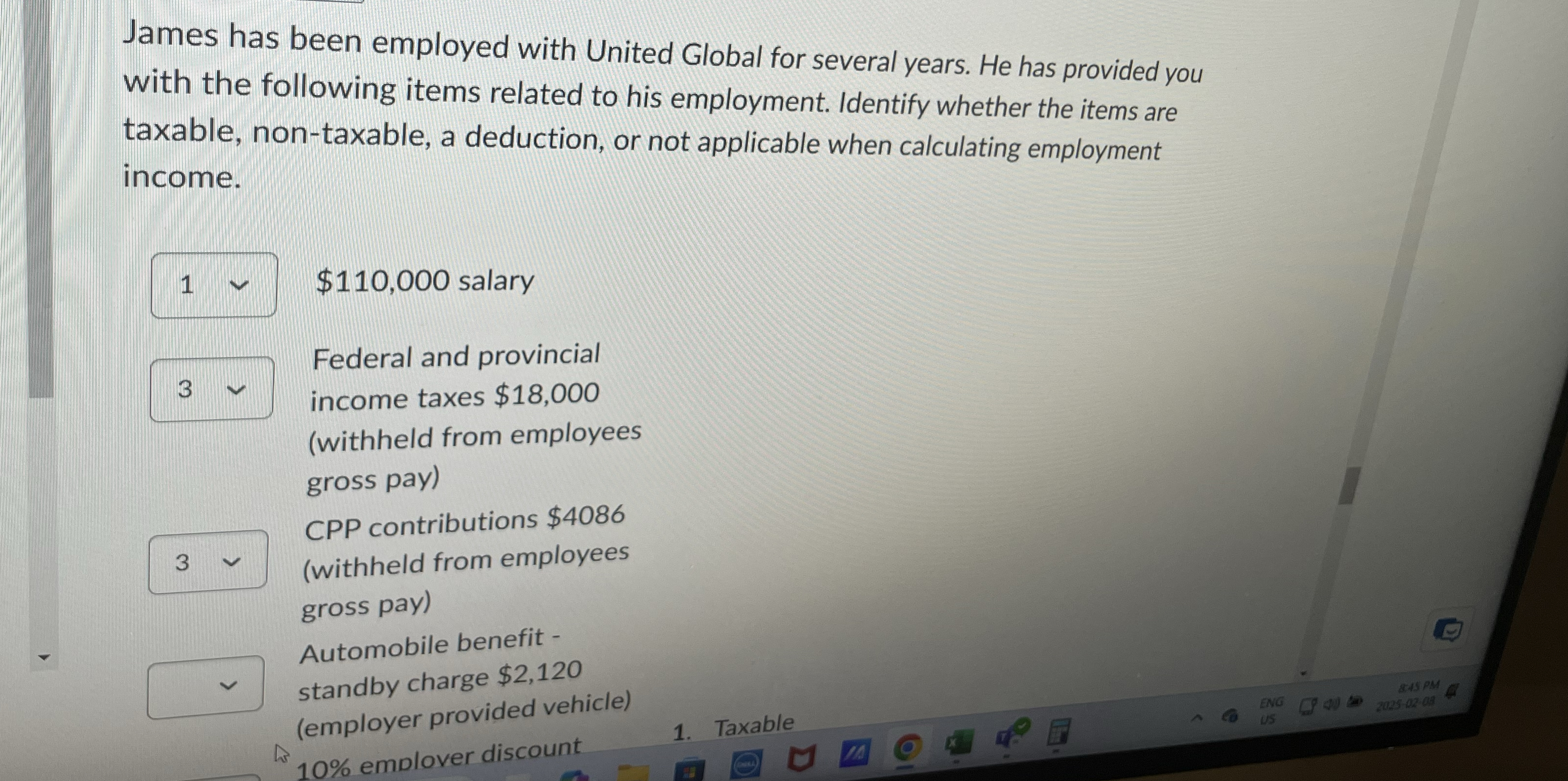 James has been employed with United Global for