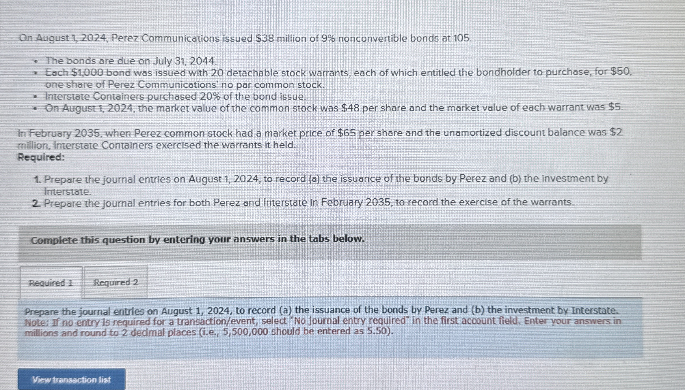 On August 1 , 2 0 2 4 , Perez Communications