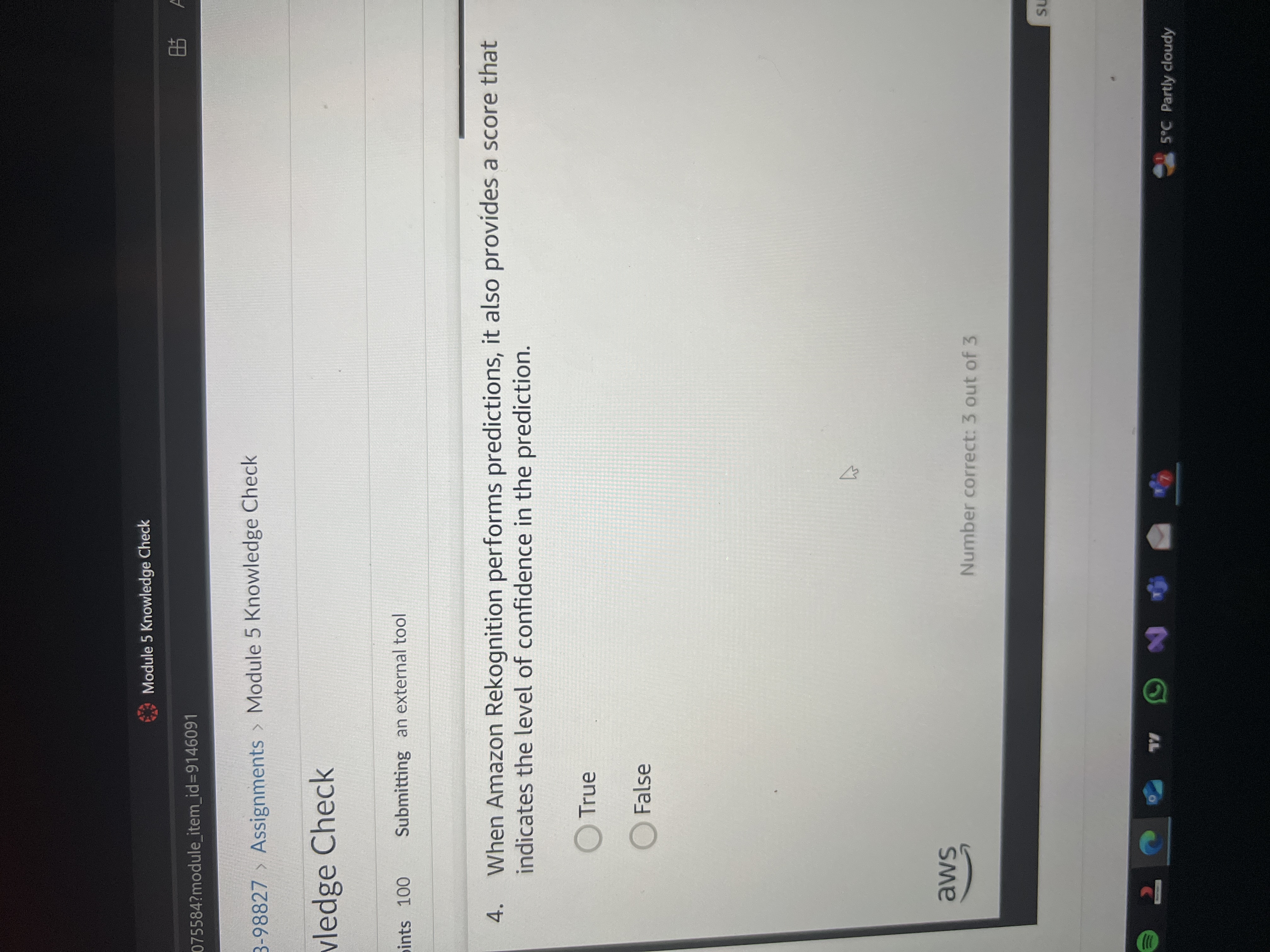Answer Module 5 Knowledge Check