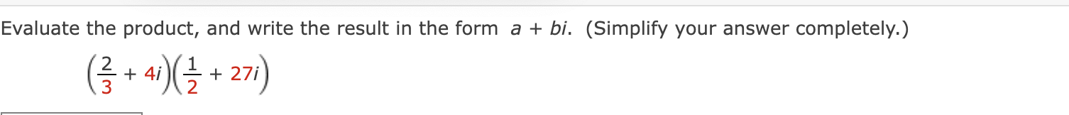 answer Evaluate the product, and write the result
