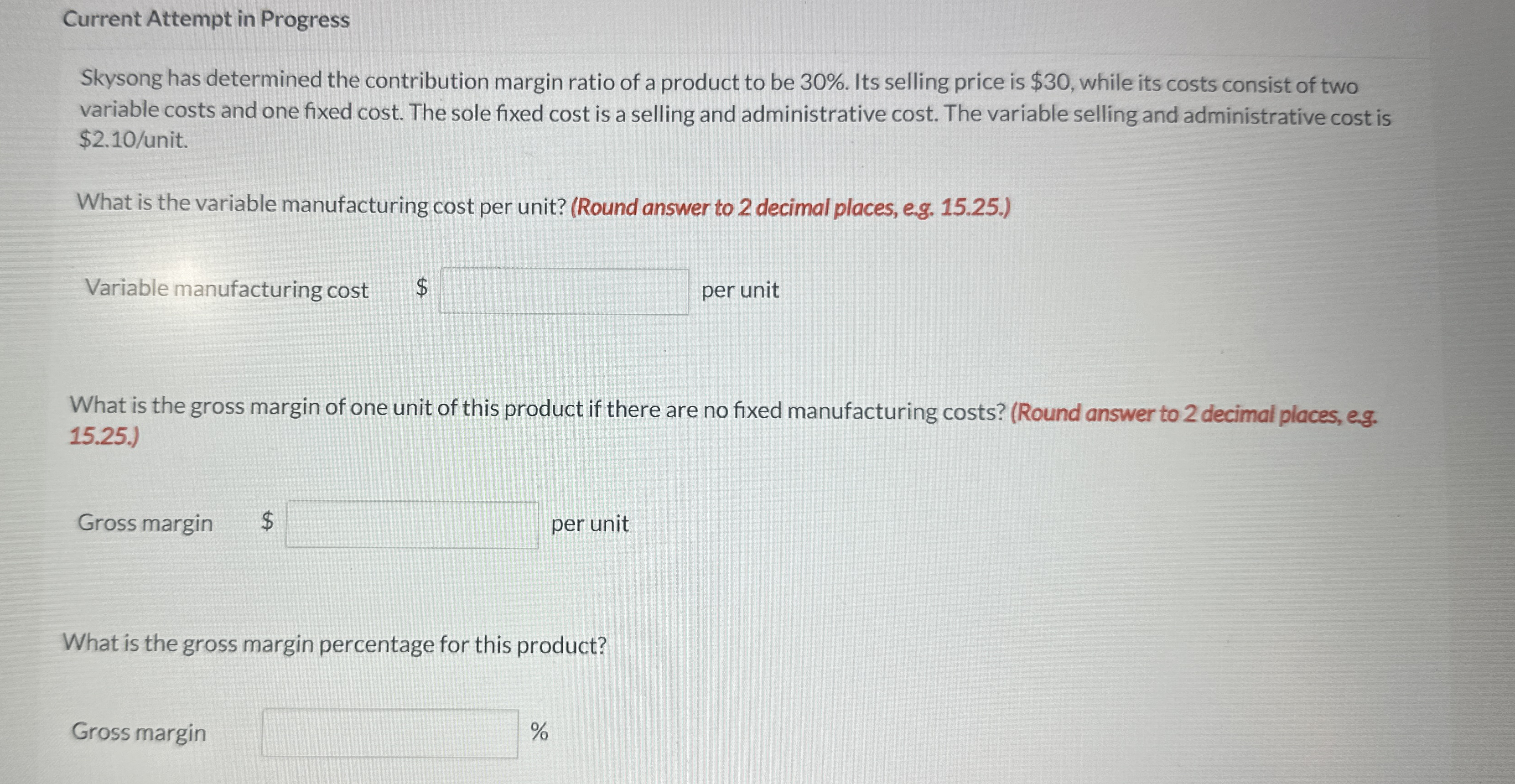 Current Attempt in Progress Skysong has
