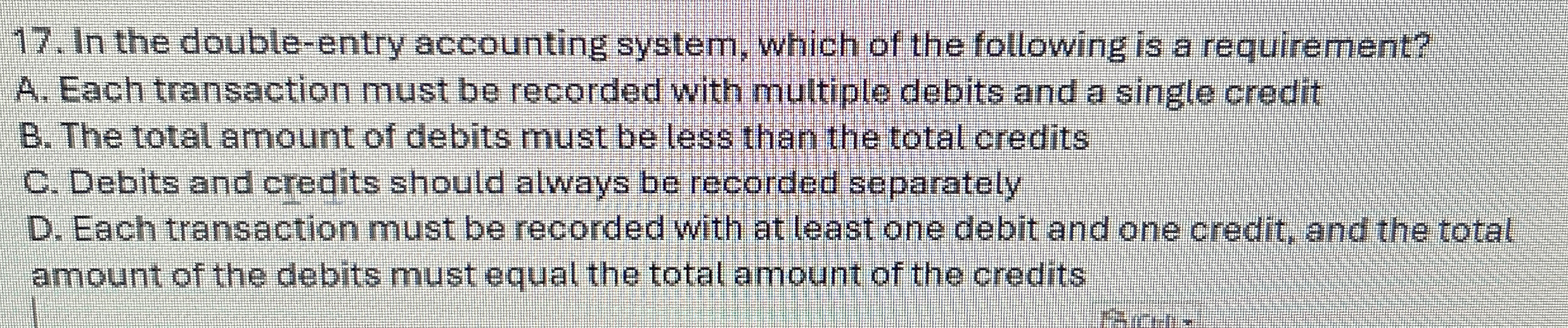 What does the cost principle require in