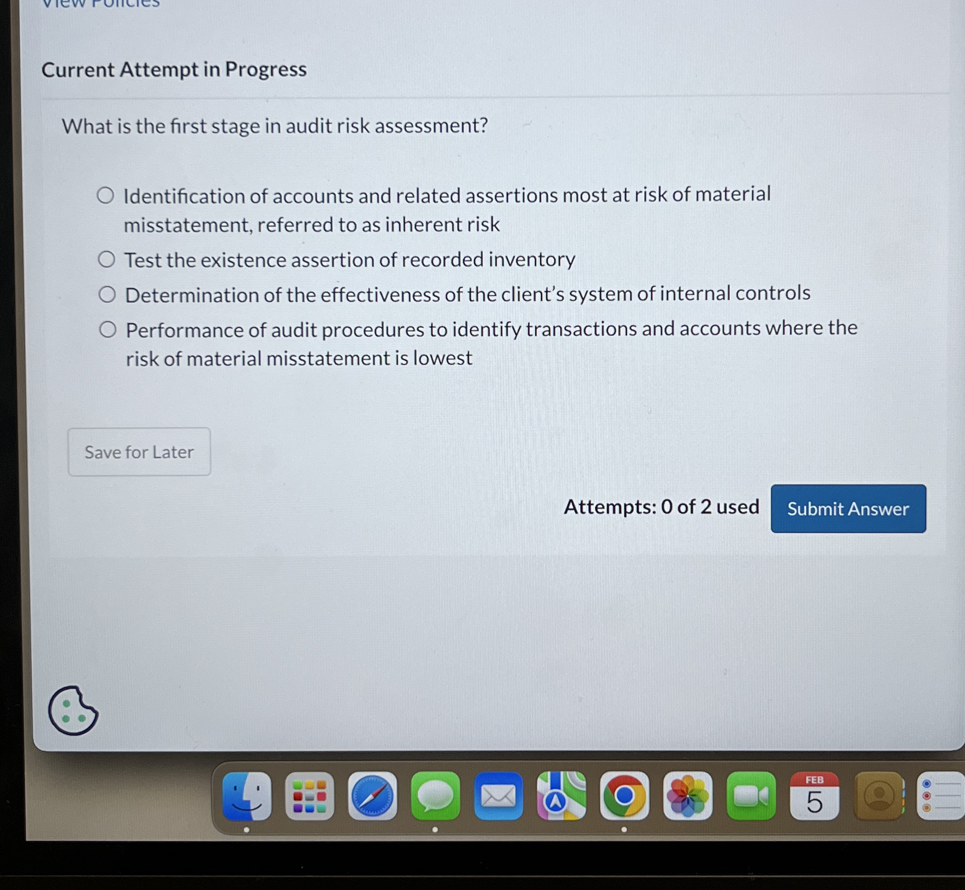 Current Attempt in Progress What is the first