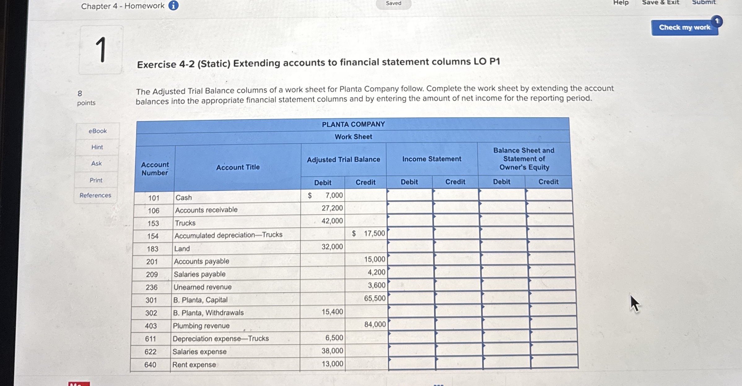 Chapter 4 - Homework Help Save Chapter 4 -