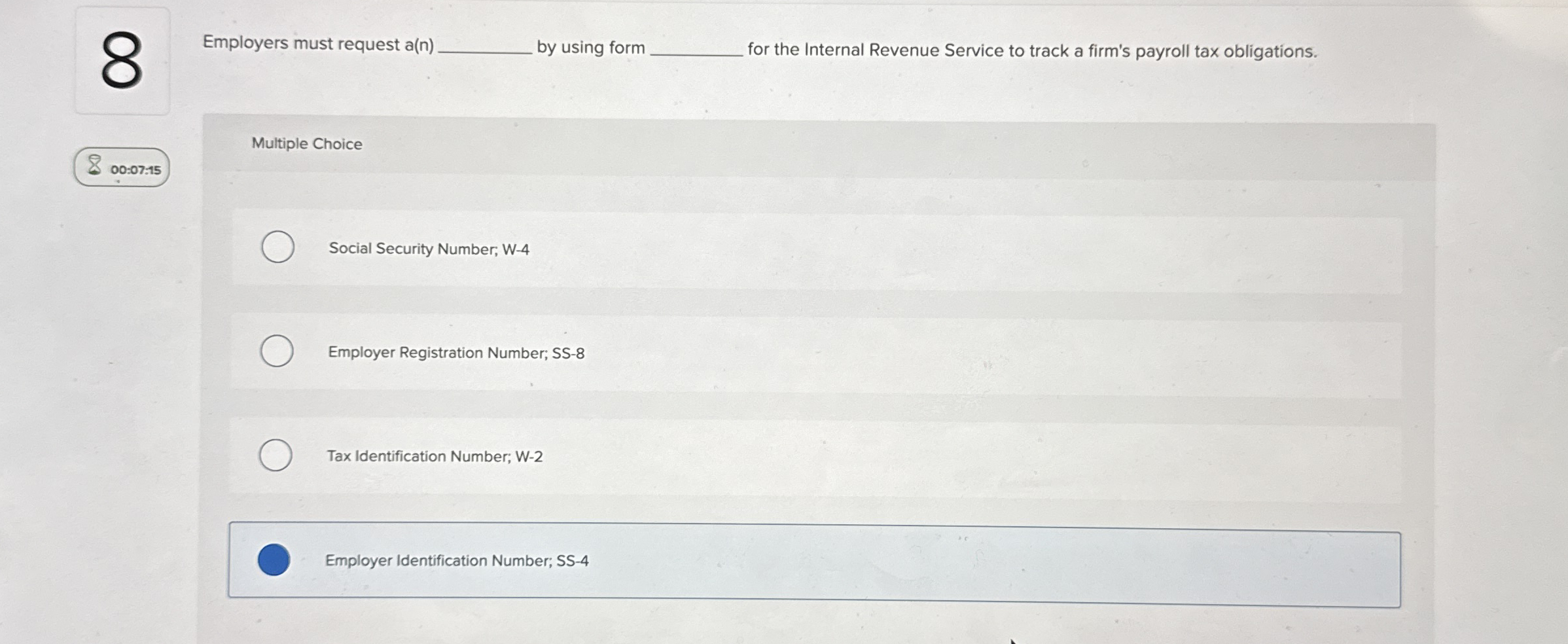 8 Employers must request a ( n ) by using form