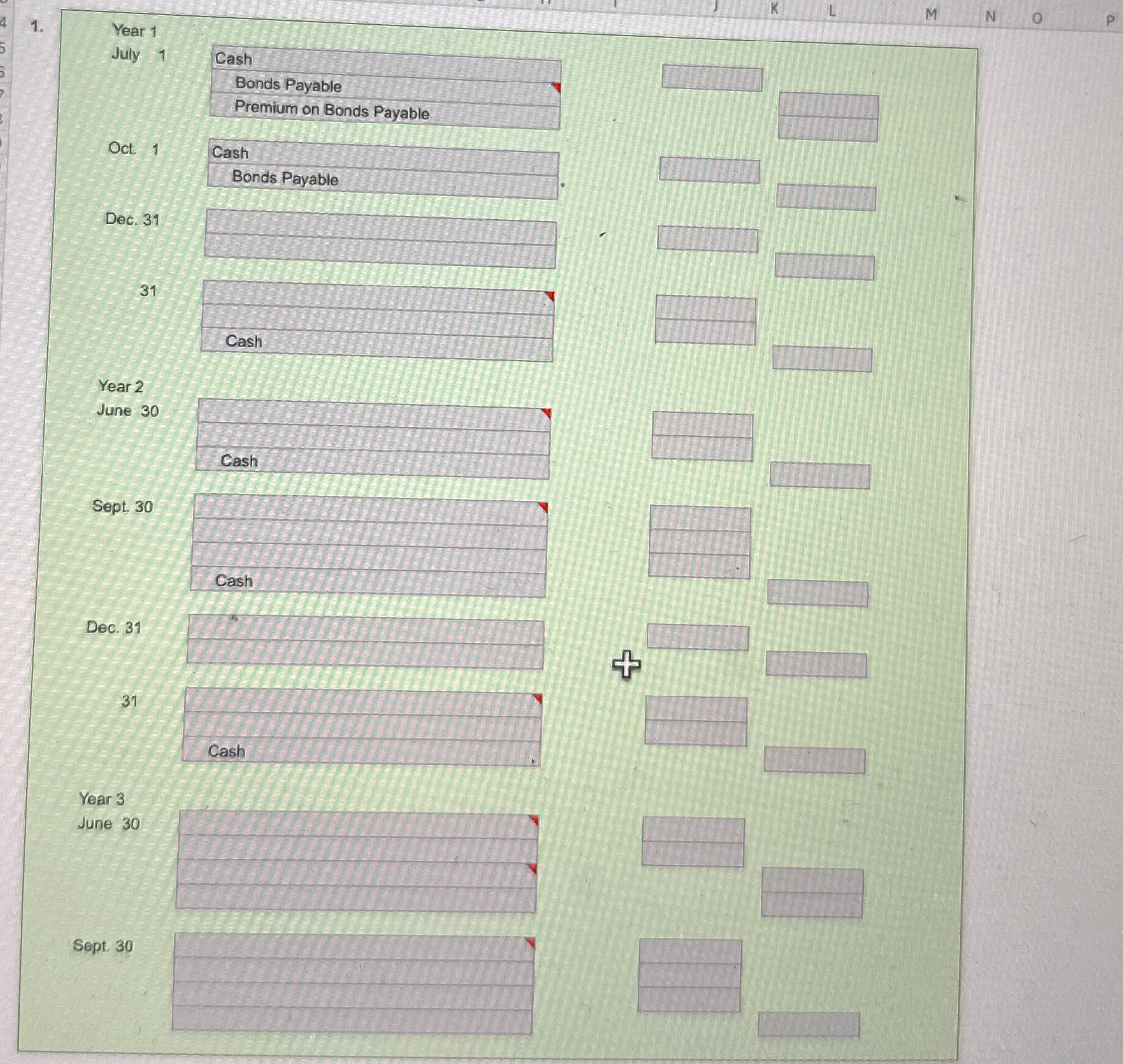 P 1 4 - 4 B PE 1 4 - 4 B Discount amortization