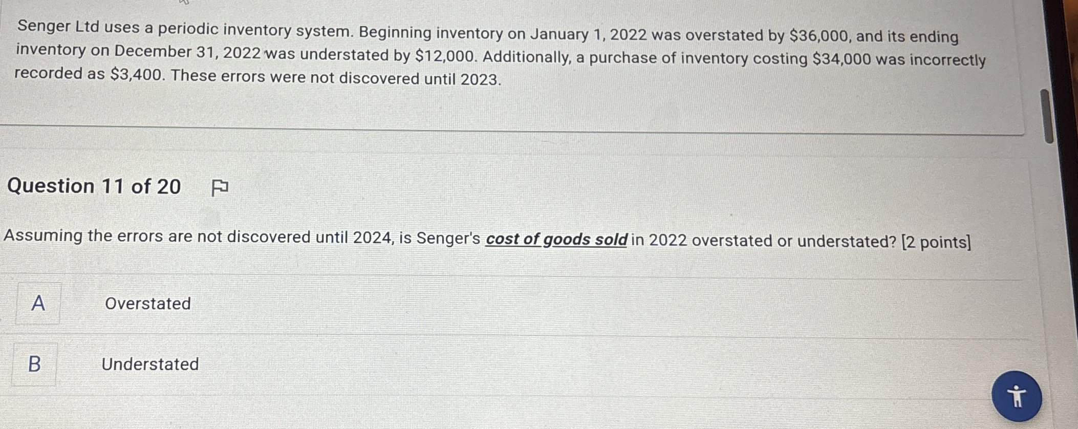 Senger Ltd uses a periodic inventory system.