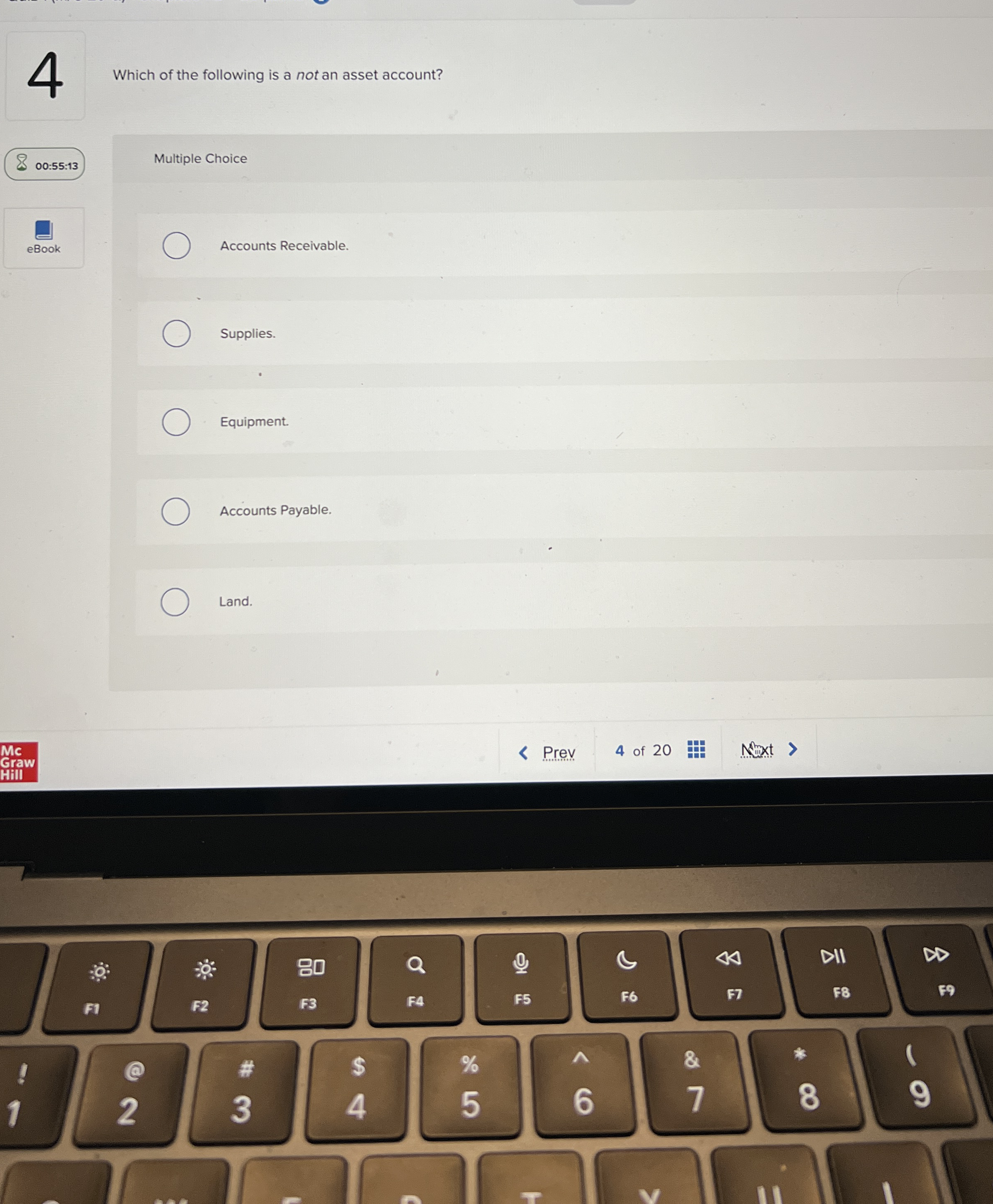4 Which of the following is a not an asset