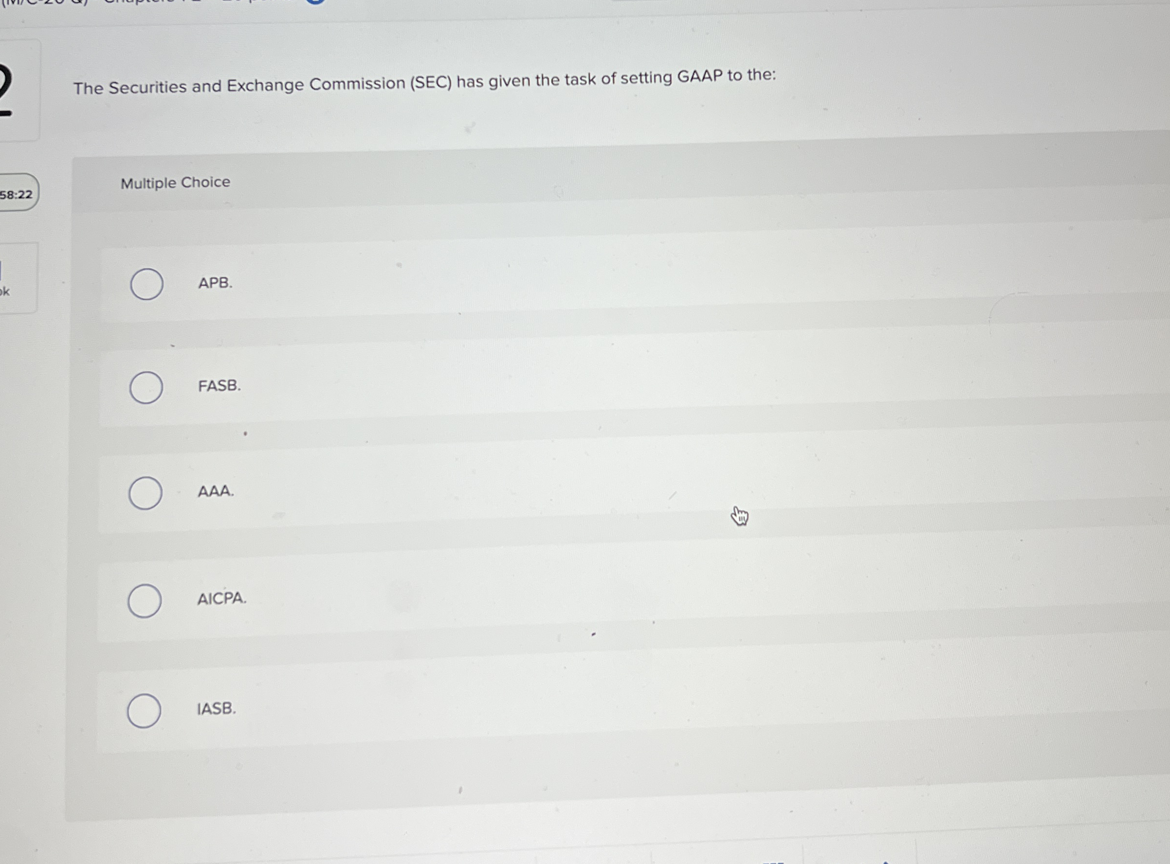 The Securities and Exchange Commission ( SEC )