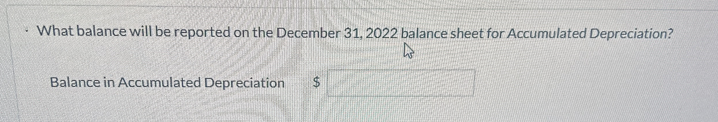 What balance will be reported on the December 3 1