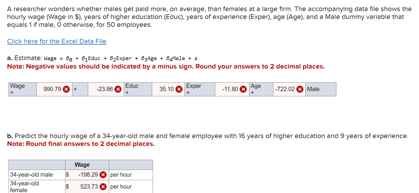 Please solve all parts to a and b using the