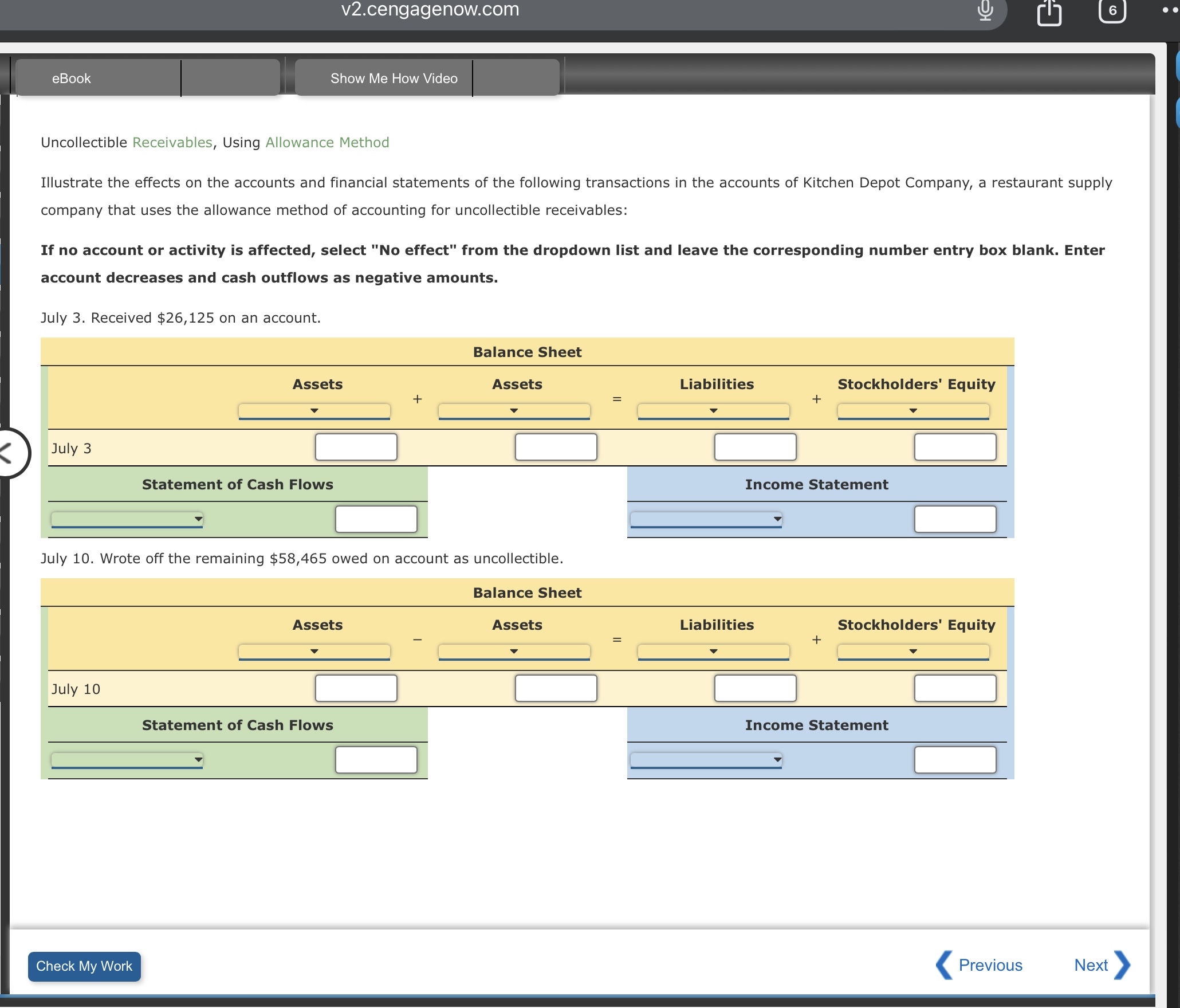 v 2 . cengagenow.com eBook Show Me How Video