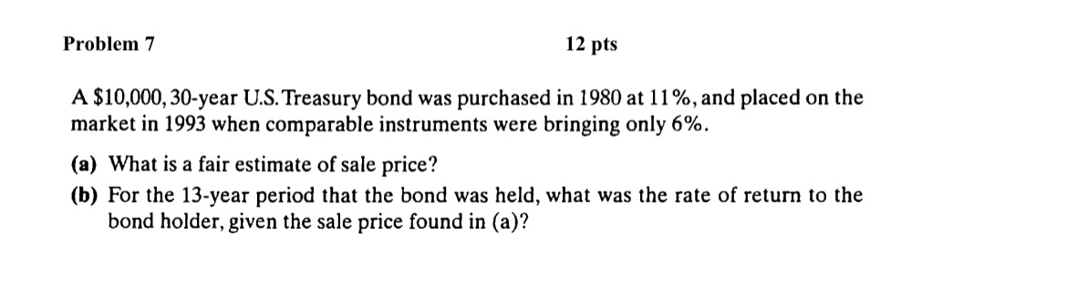 Problem 7 1 2 p t s A $ 1 0 , 0 0 0 , 3 0 - year