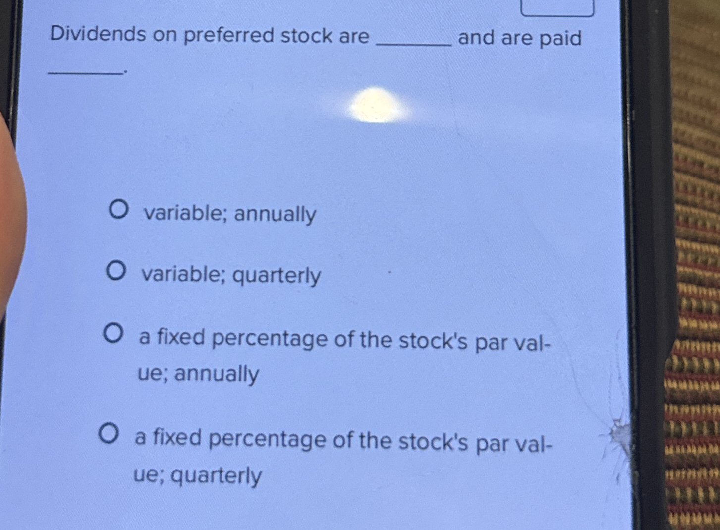 Dividends on preferred stock are and are paid