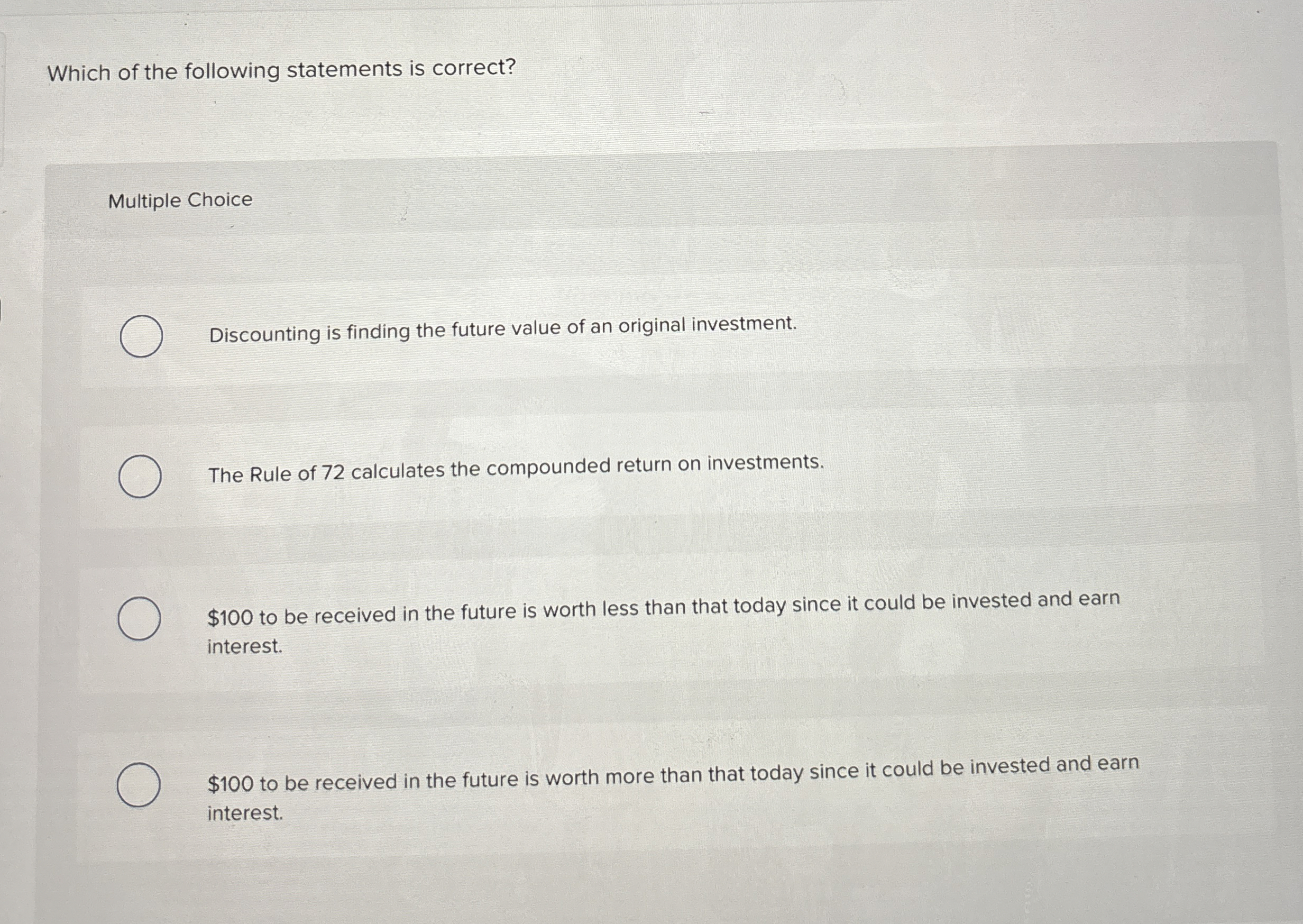 Which of the following statements is correct?