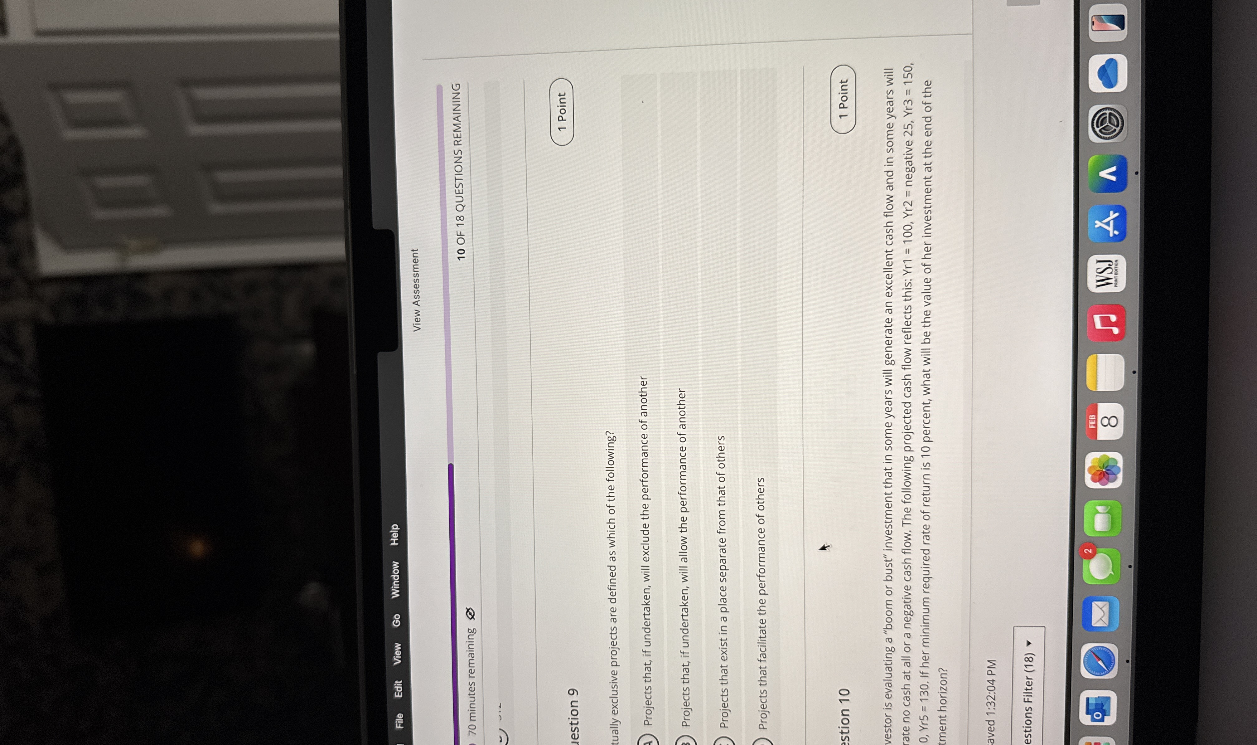 File Edit View Window Help View Assessment 7 0