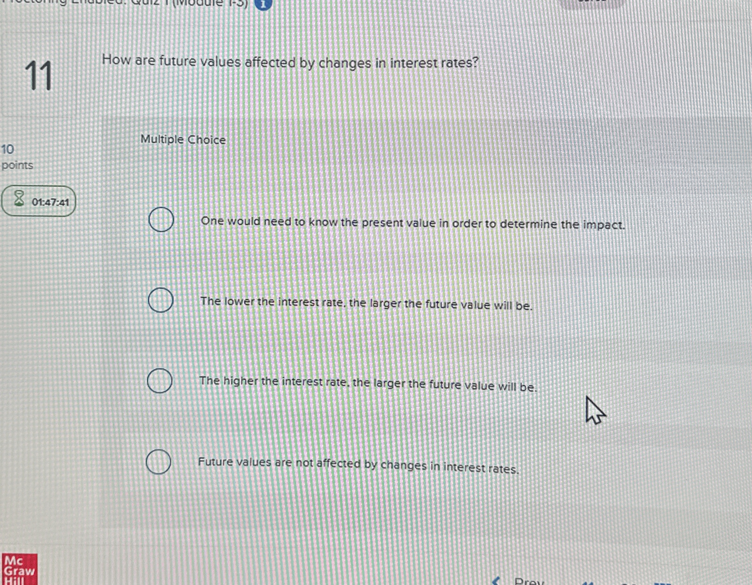 1 1 How are future values affected by changes in