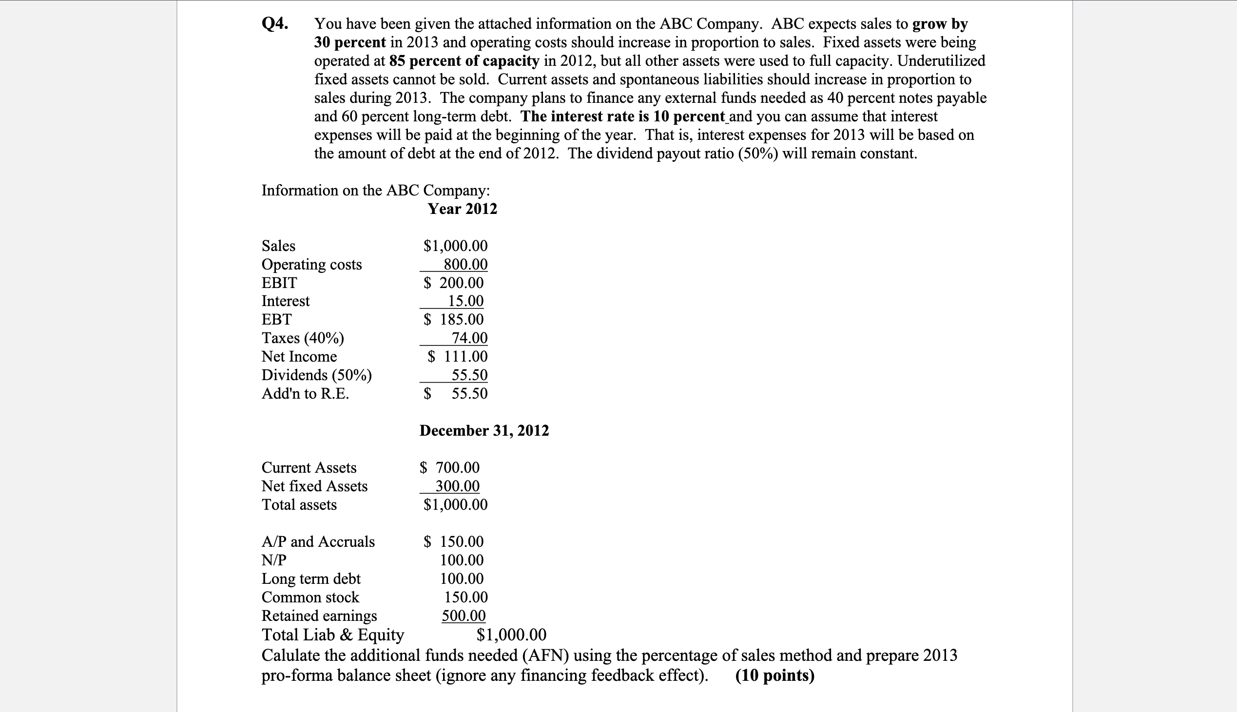 Q 4 . You have been given the attached