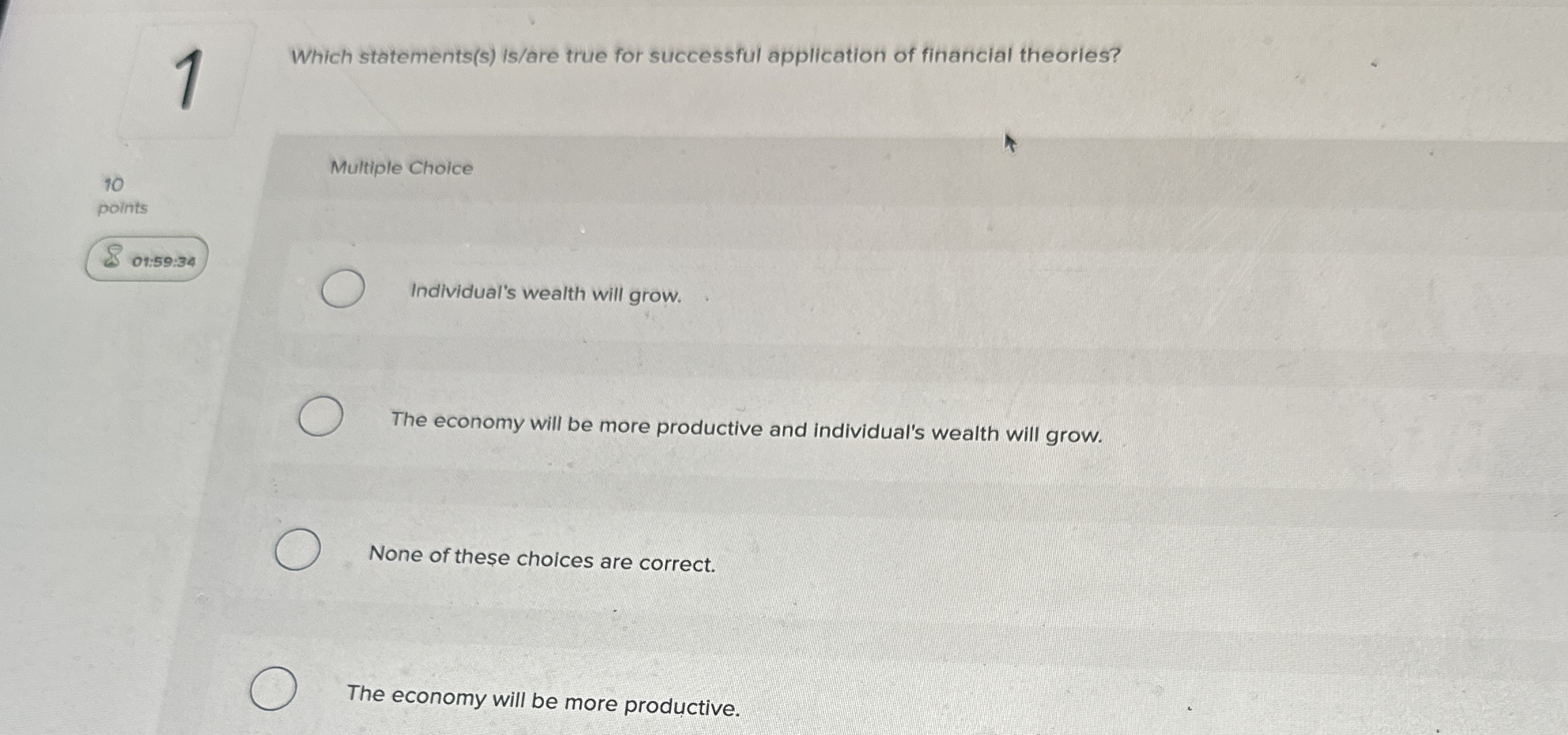 Which statements ( s ) is / are true for