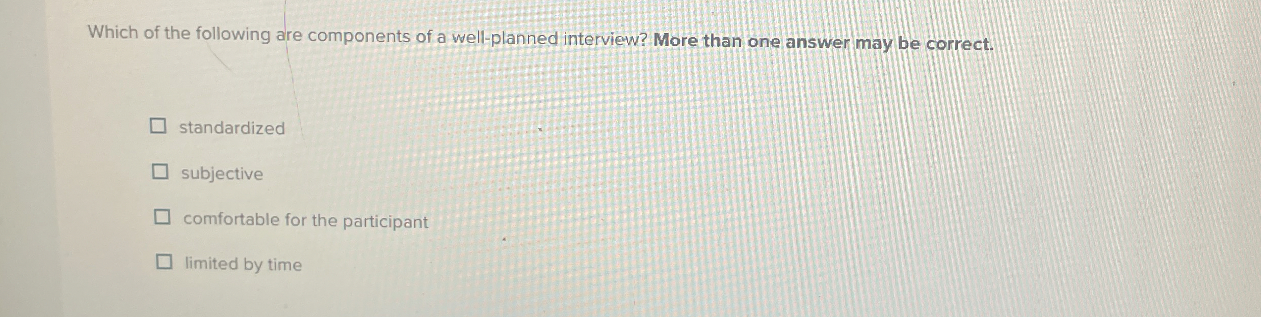 Which of the following are components of a well -