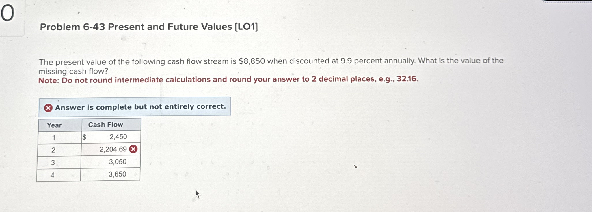 Problem 6 - 4 3 Present and Future Values [ LO 1
