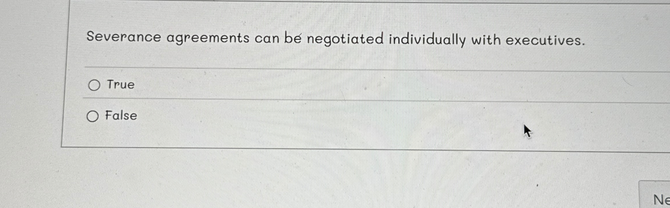Severance agreements can be negotiated