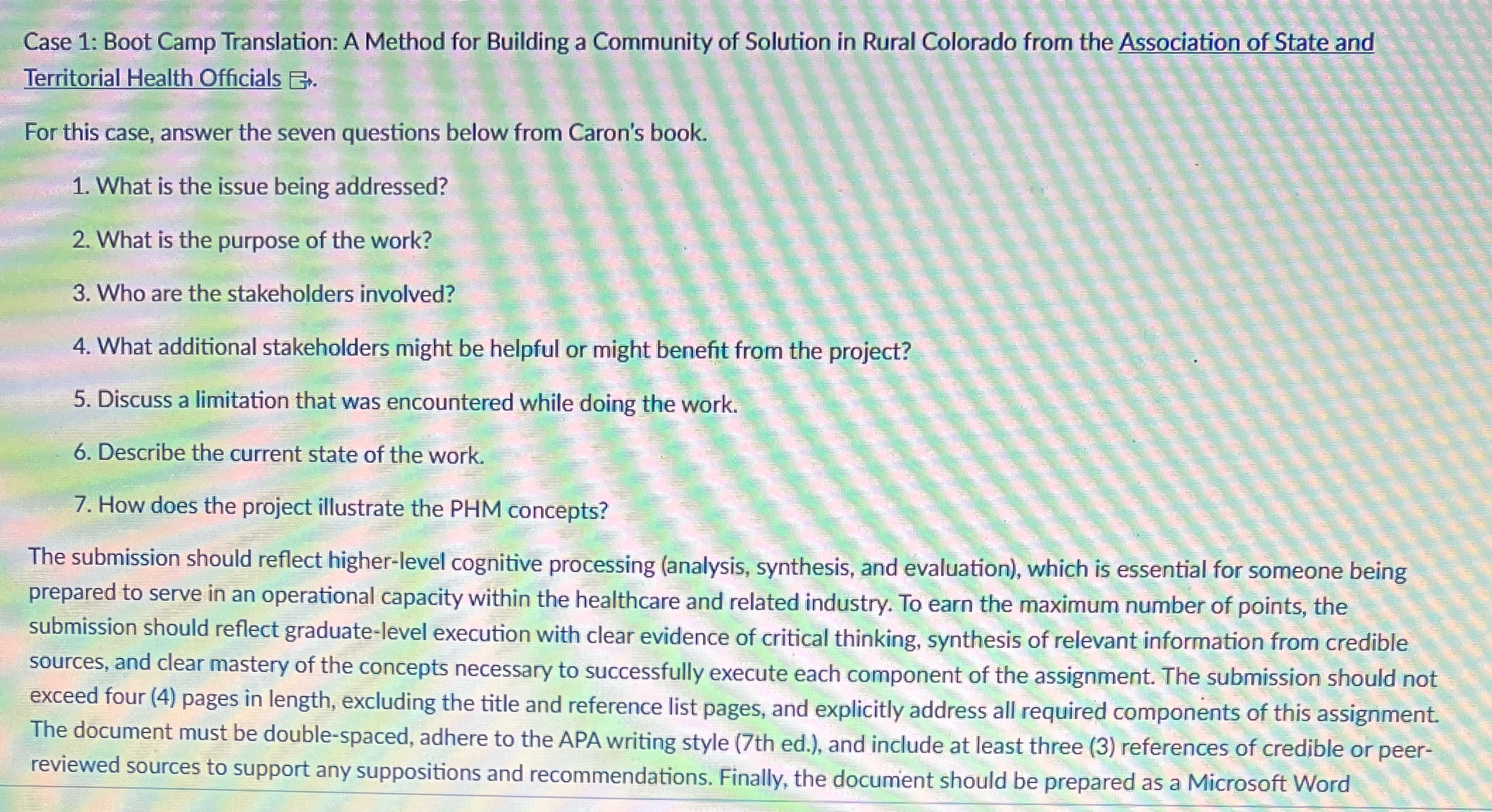 Case 1: Boot Camp Translation: A Method for