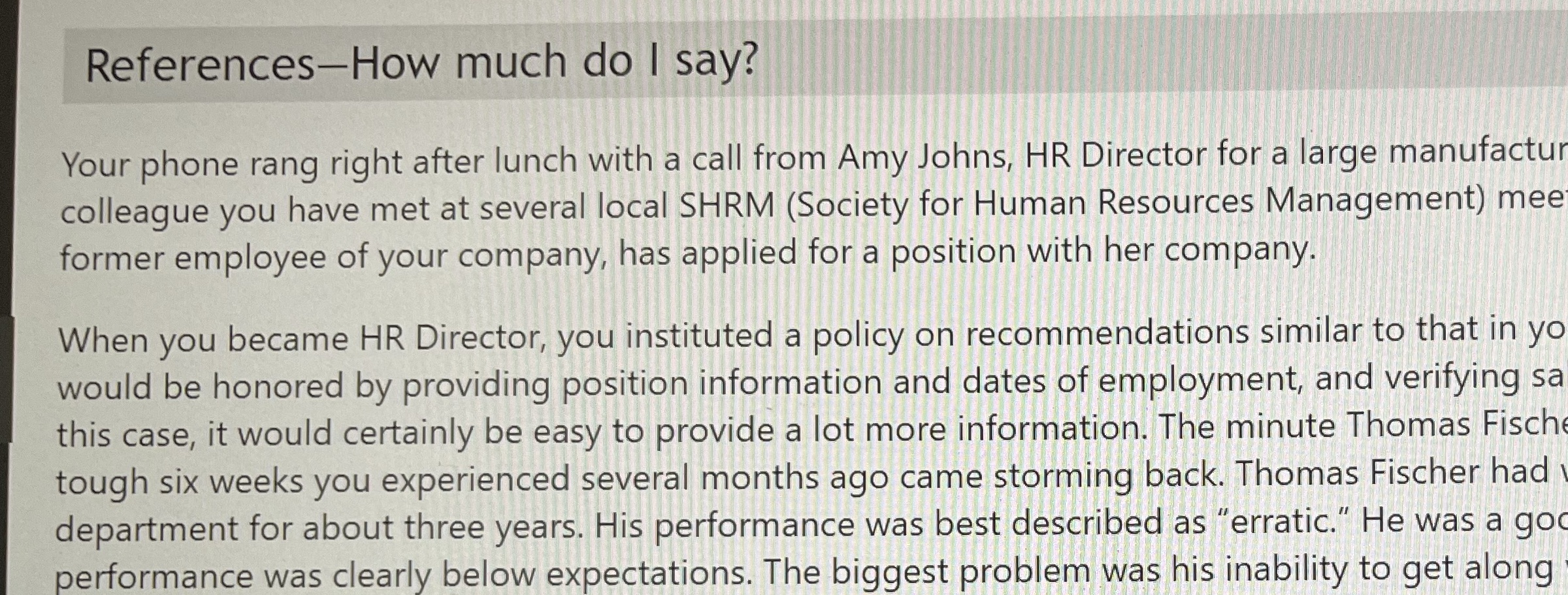 References how much do i say References-How much