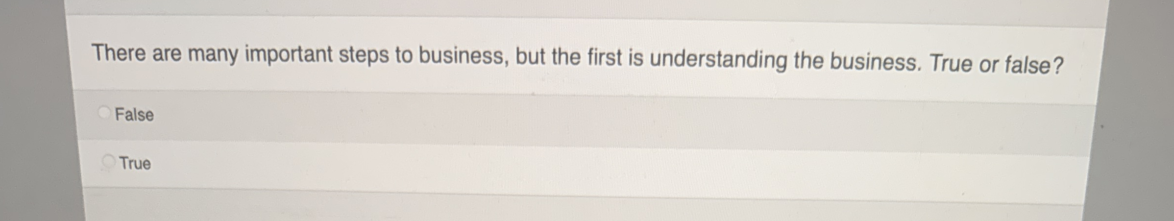 There are many important steps to business, but