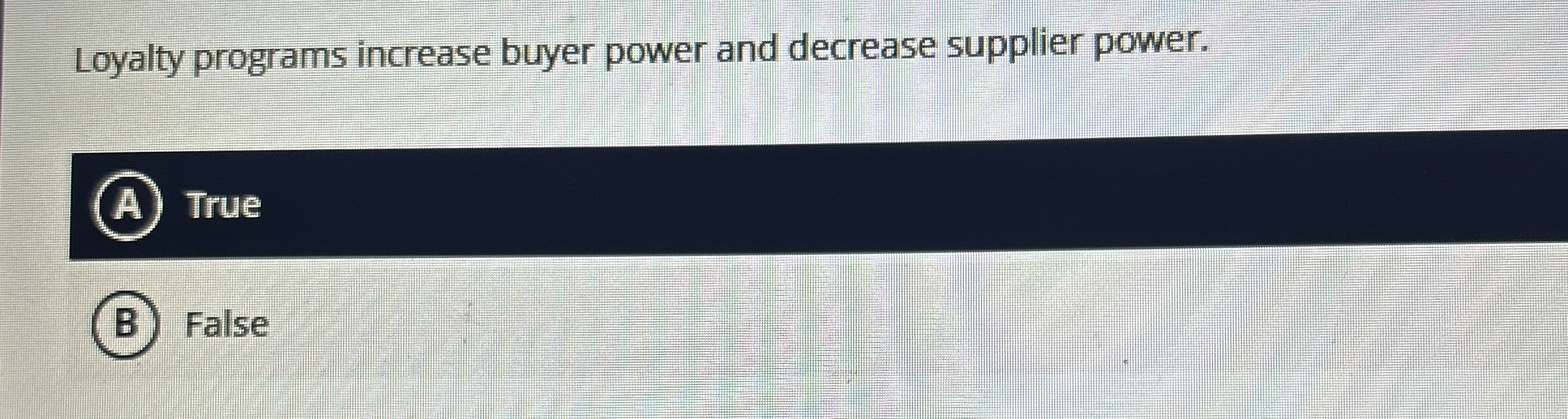 Loyalty programs increase buyer power and