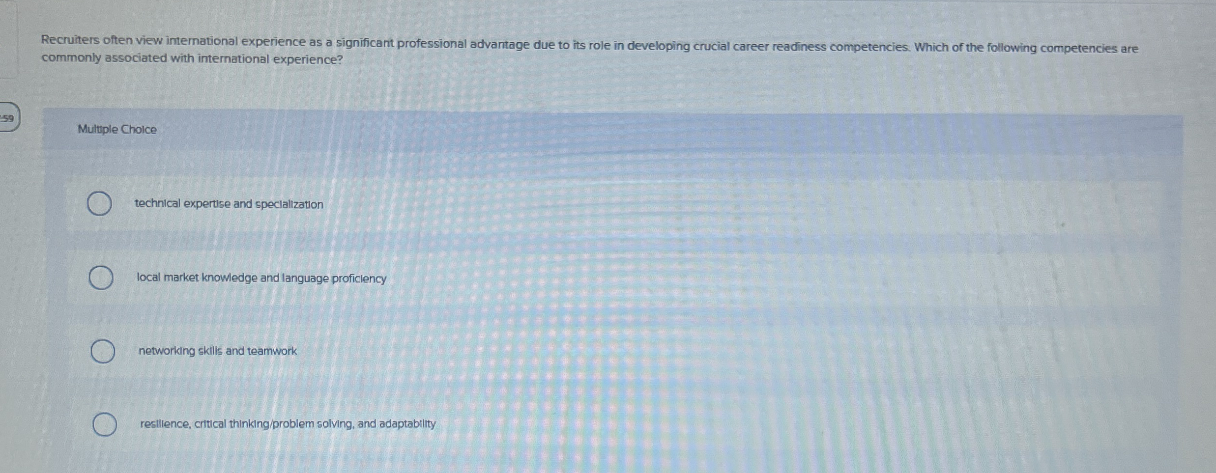 commonly associated with international