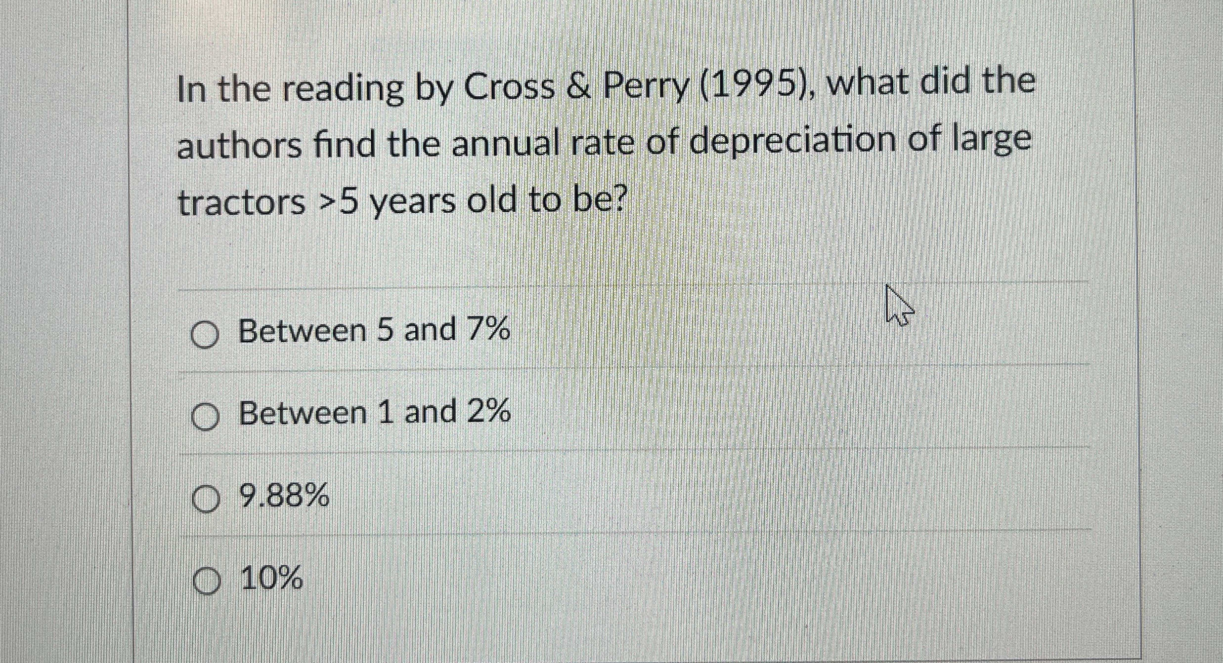 In the reading by Cross & Perry ( 1 9 9 5 ) ,