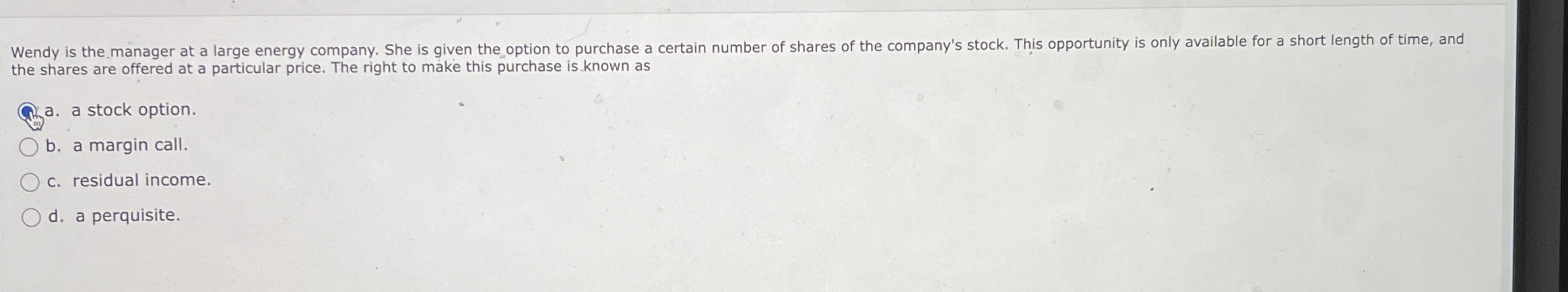 the shares are offered at a particular price. The