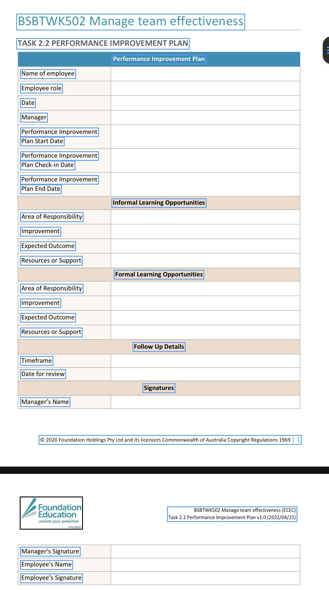 Little.Lu BSBTWK502 Manage team effectiveness