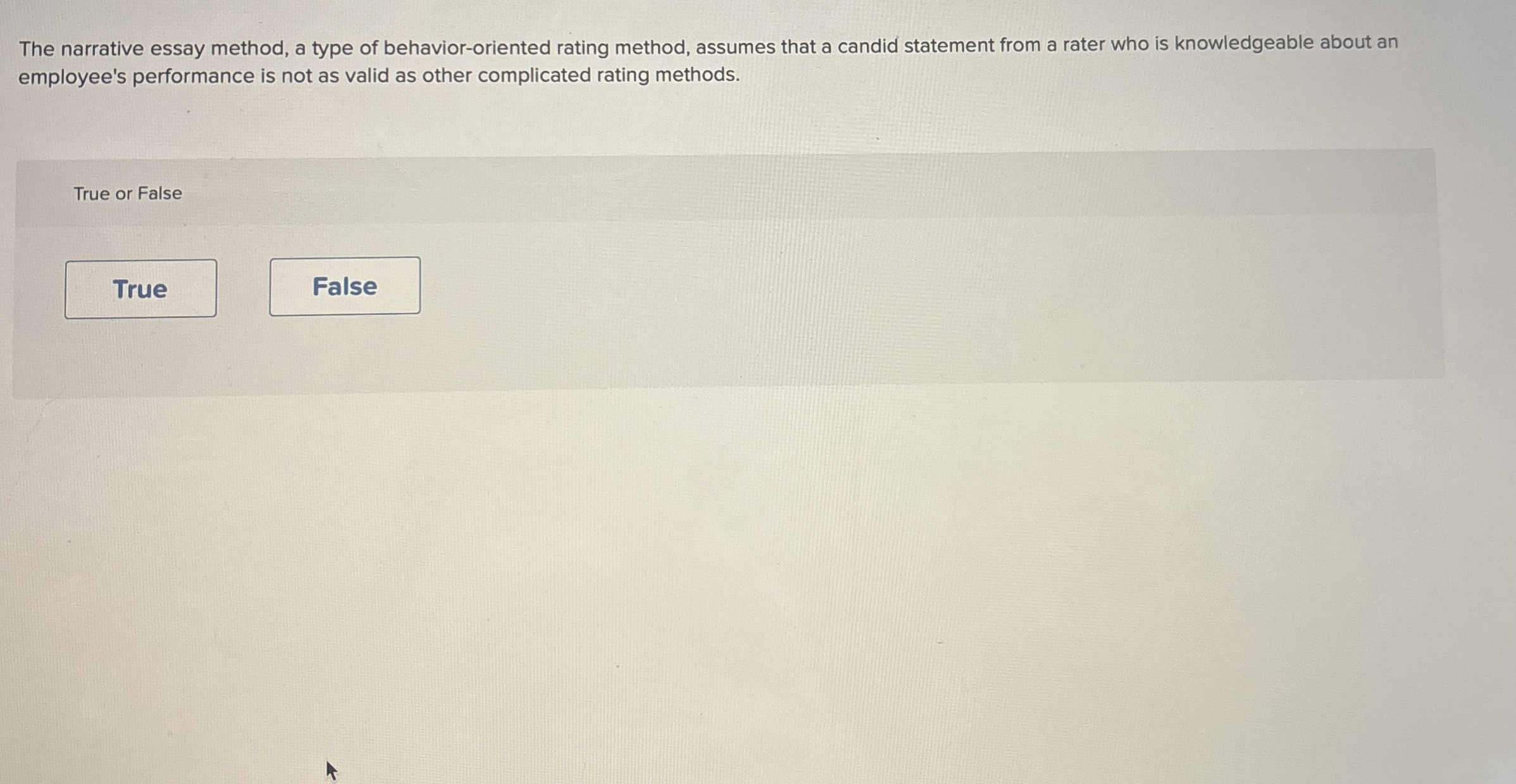 The narrative essay method, a type of behavior -