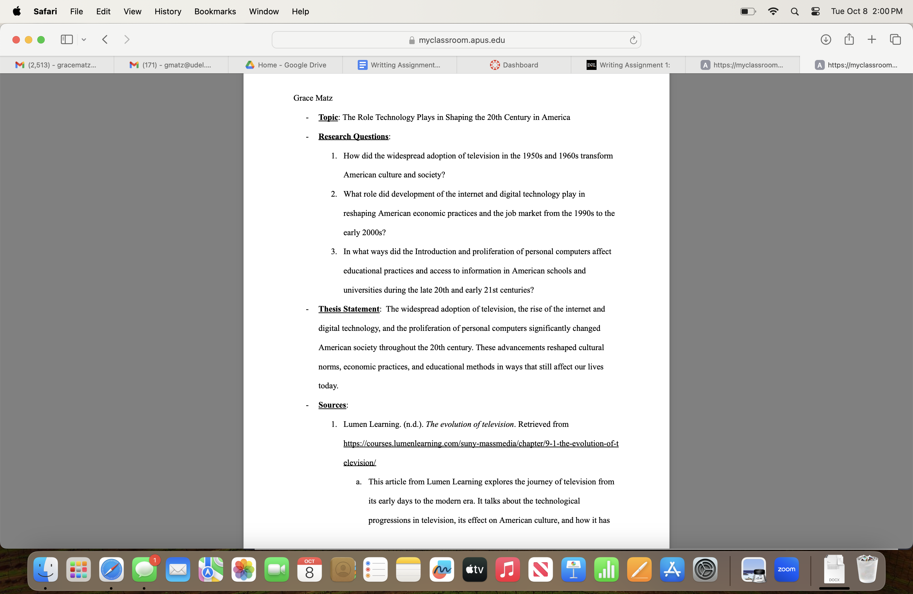 Please complete a 3 page research paper based on