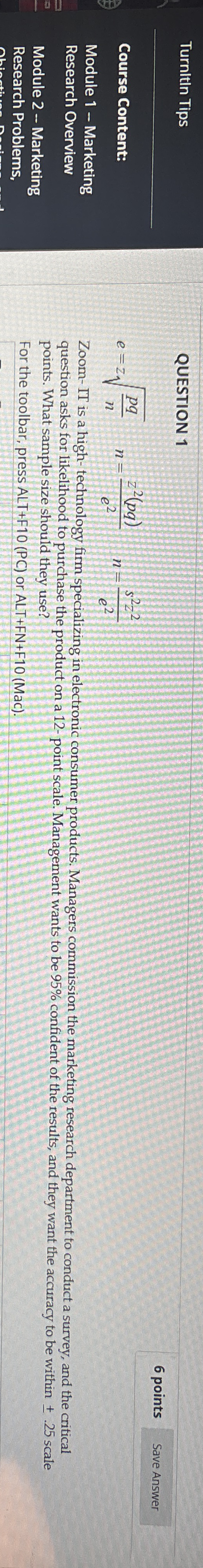 TurnItIn Tips Course Content: Module 1 -