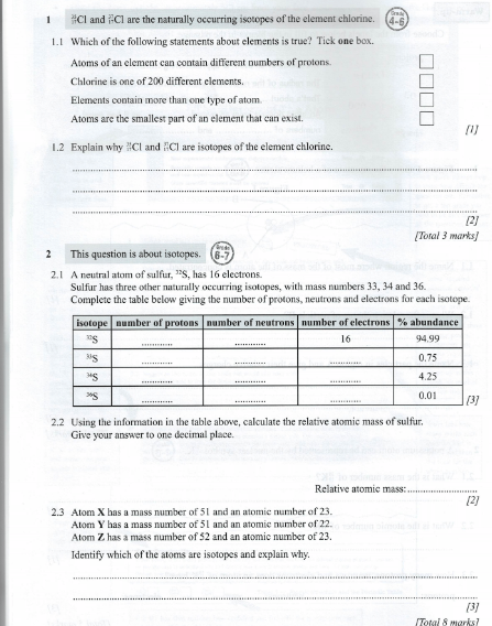 just give me the answer 1 #CI and "Cl are the