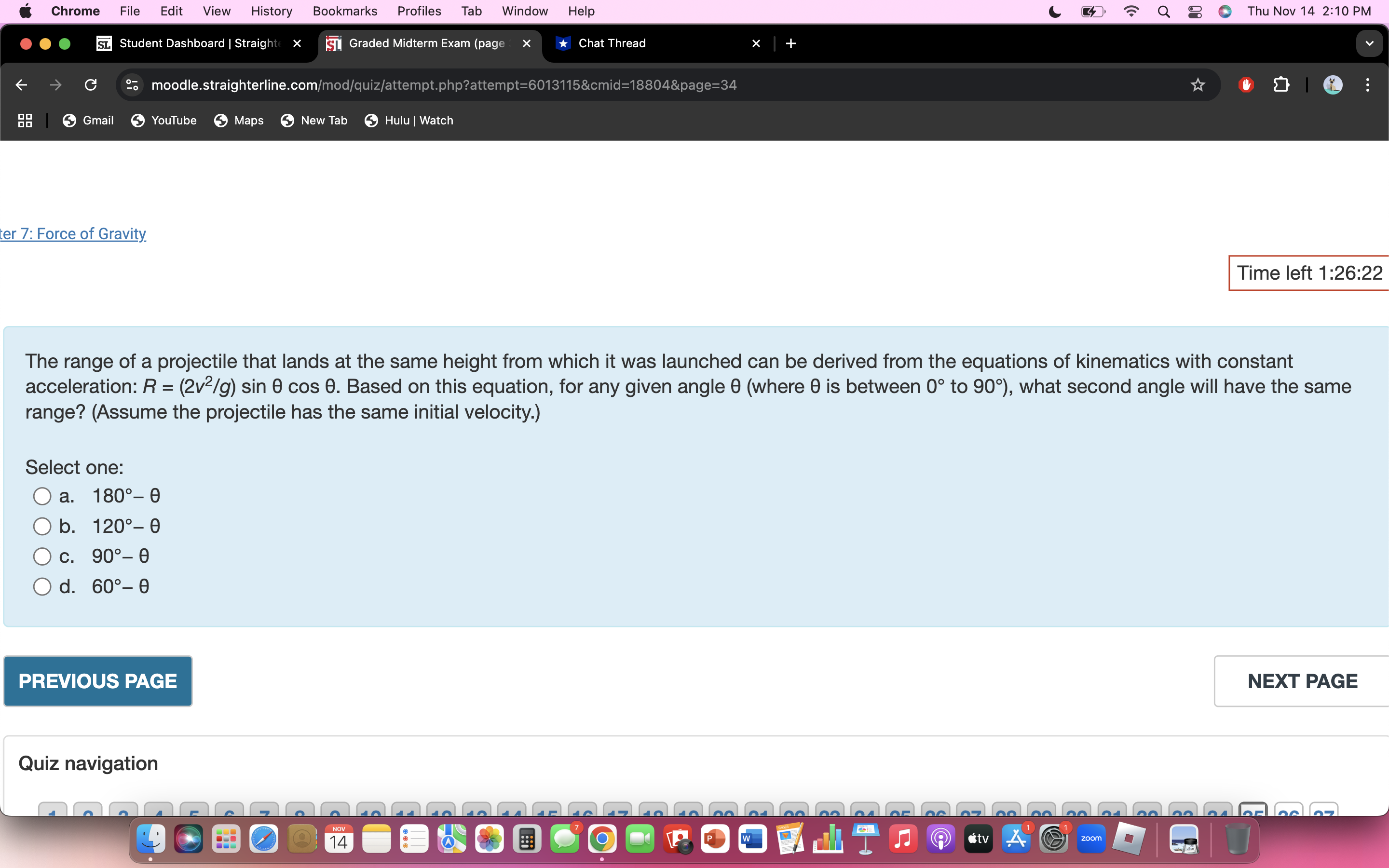answer Chrome File Edit View History Bookmarks