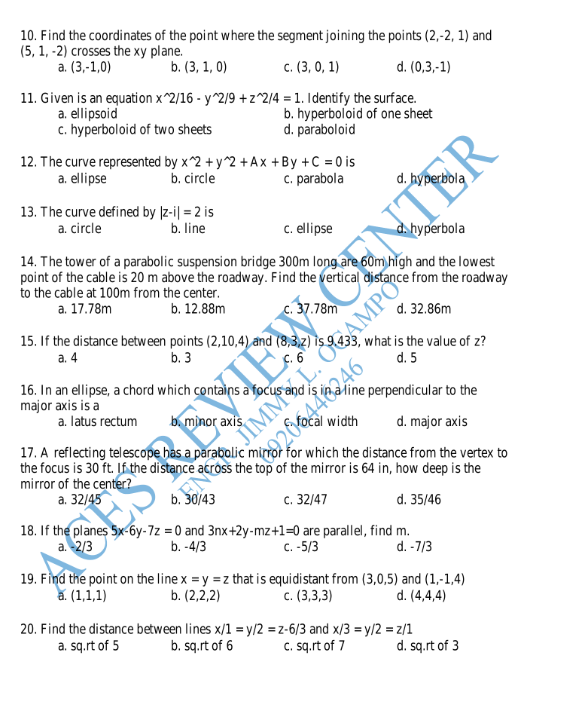 convert into word, choices and a correct answer