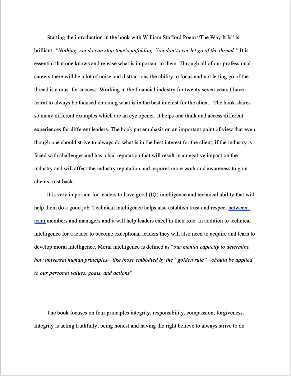 Instructions: = Instructions Read the following