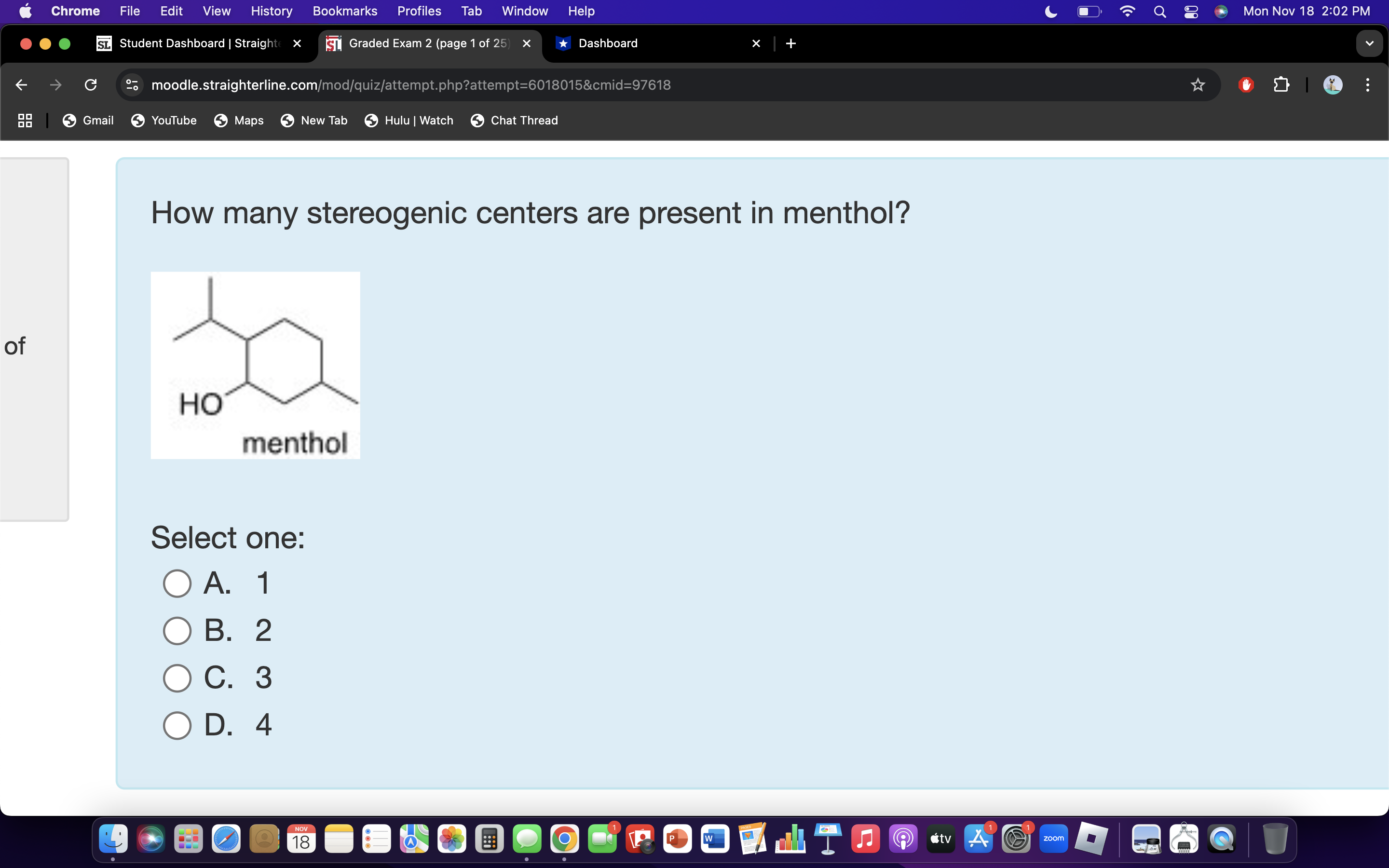 answer Chrome File Edit View History Bookmarks
