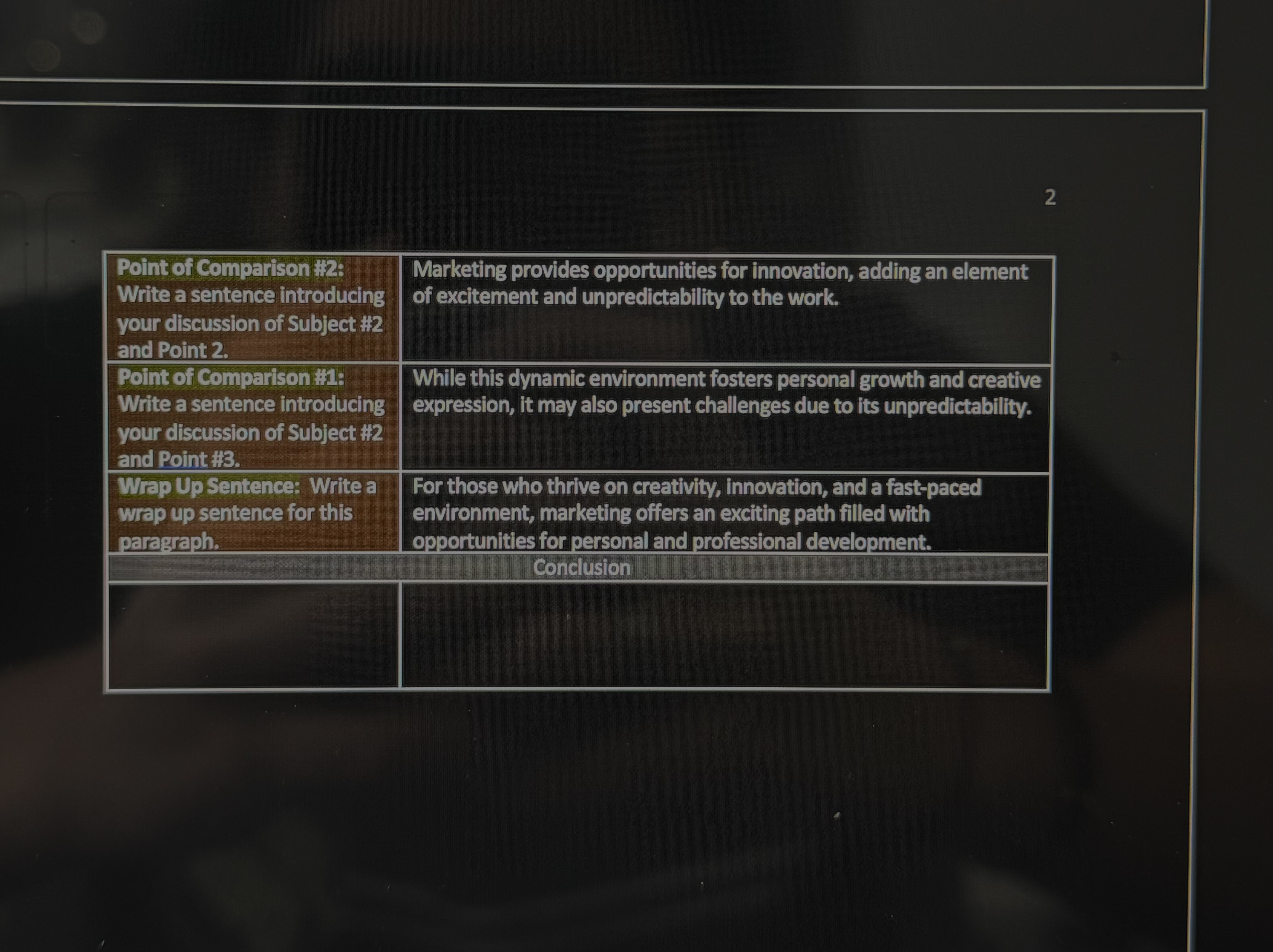 Create a blank document. Paste and Label your