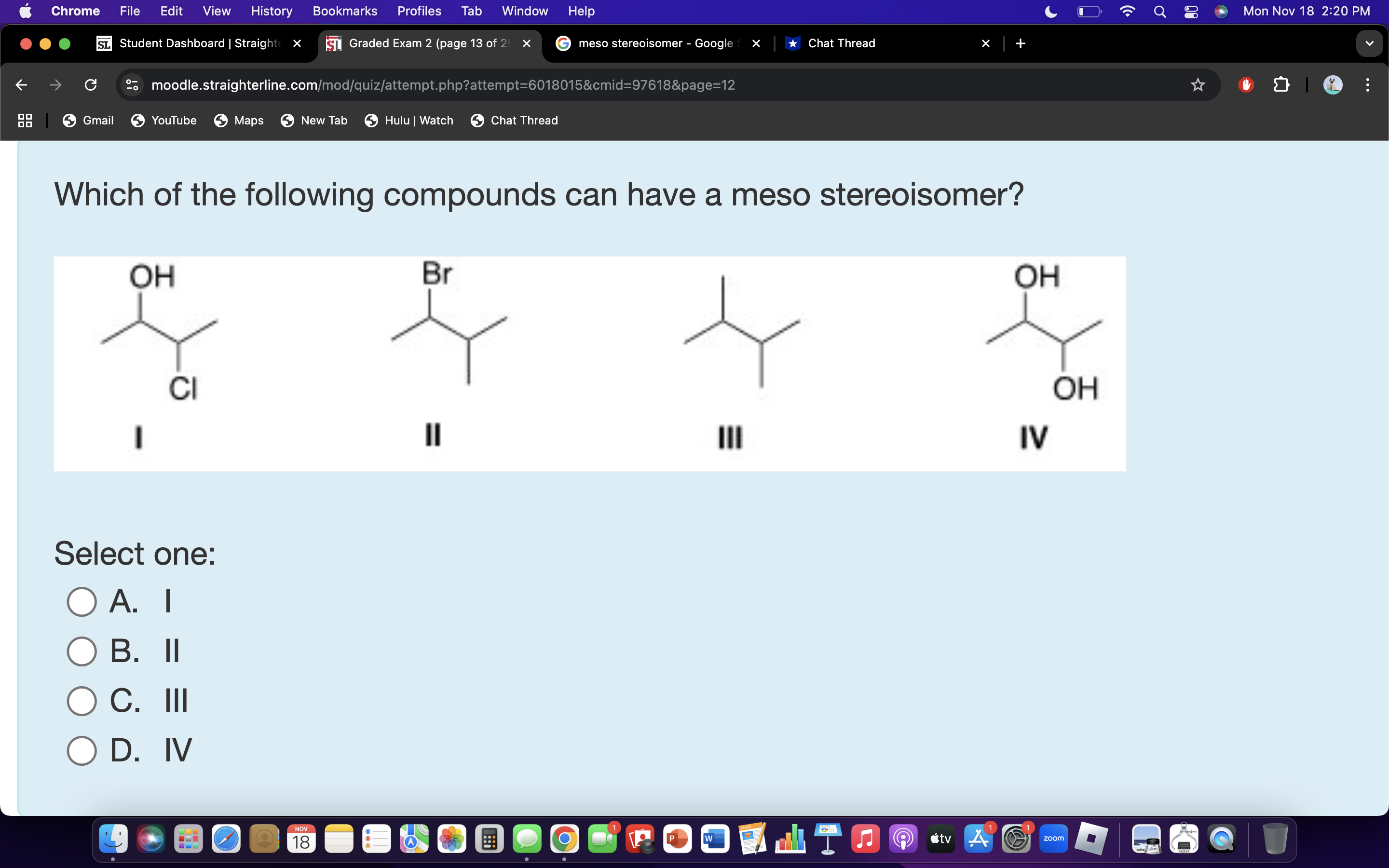 answer Chrome File Edit View History Bookmarks