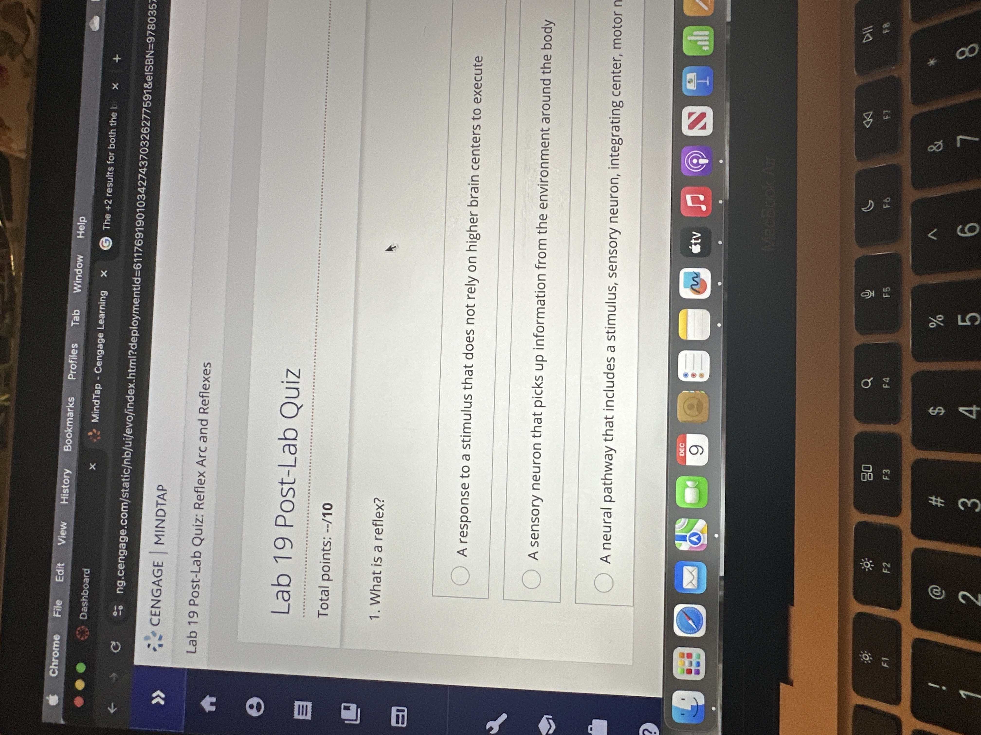 Answer Chrome File Edit View History Bookmarks