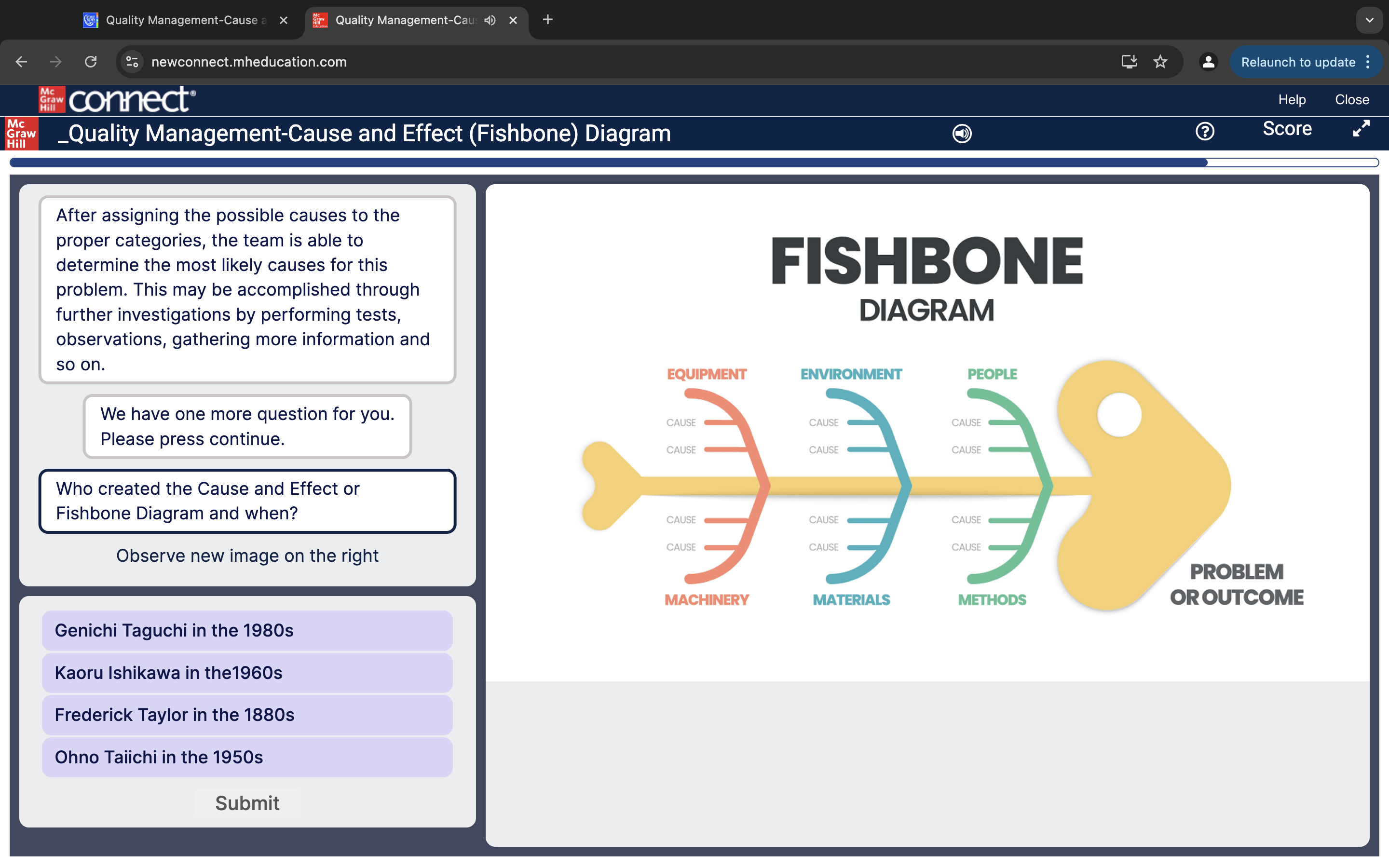 answer Quality Management-Cause a X Quality