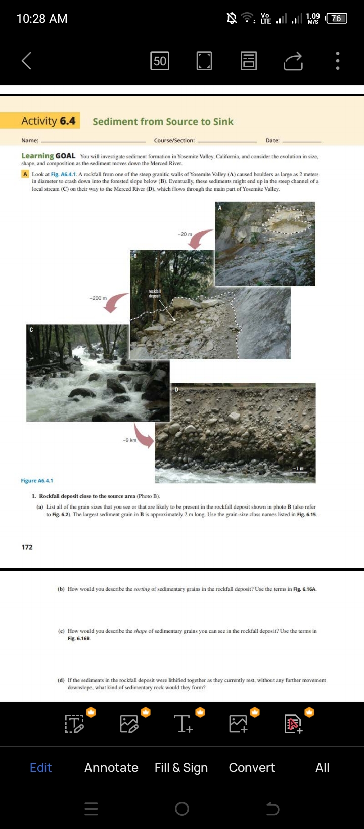 Answer 10:28 AM D : LIVE ,Ill .| 1.09 76 50